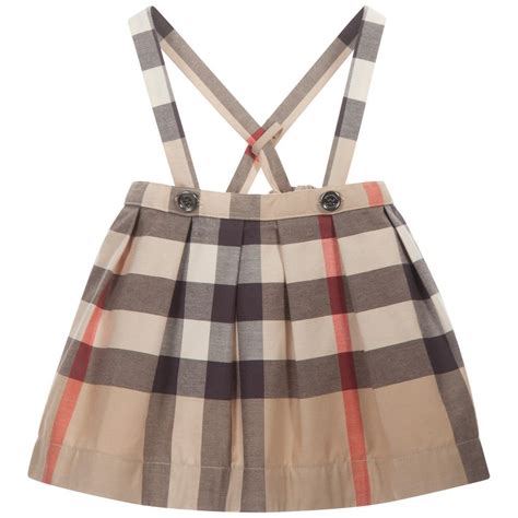 burberry london black patterned skirt|Burberry skirt baby girl.